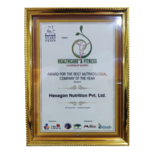 Best Neutraceutical Company of the Year 2016- Healthcare & Fitness Leadership Awards